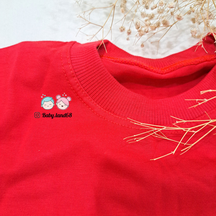 دوخت تمیز کشبافت دور یقه تیشرت دخترانه ۷ تا ۱۲ سال سایز ۵۰ تا ۶۵