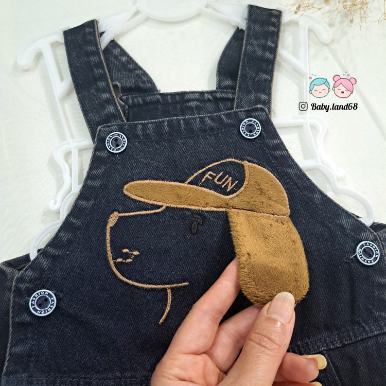 طرح بامزه و فانتزی هاپو روی بیلر بچگانه اسپرت ۶ ماه تا ۳ سال سایز ۳۵ تا ۵۰