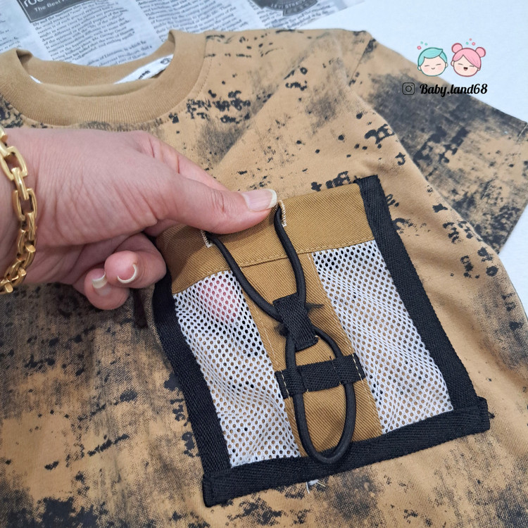 جیب تیشرت پنبه بچگانه اسپرت سایز ۳۵ تا ۵۰ مناسب ۱ تا ۷ سال