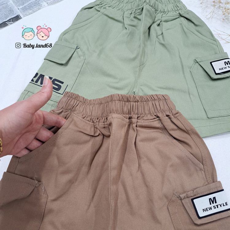 جیب شلوارک کتان نرم و لطیف بچگانه نرم و لطیف سایز ۳۵ تا ۵۰