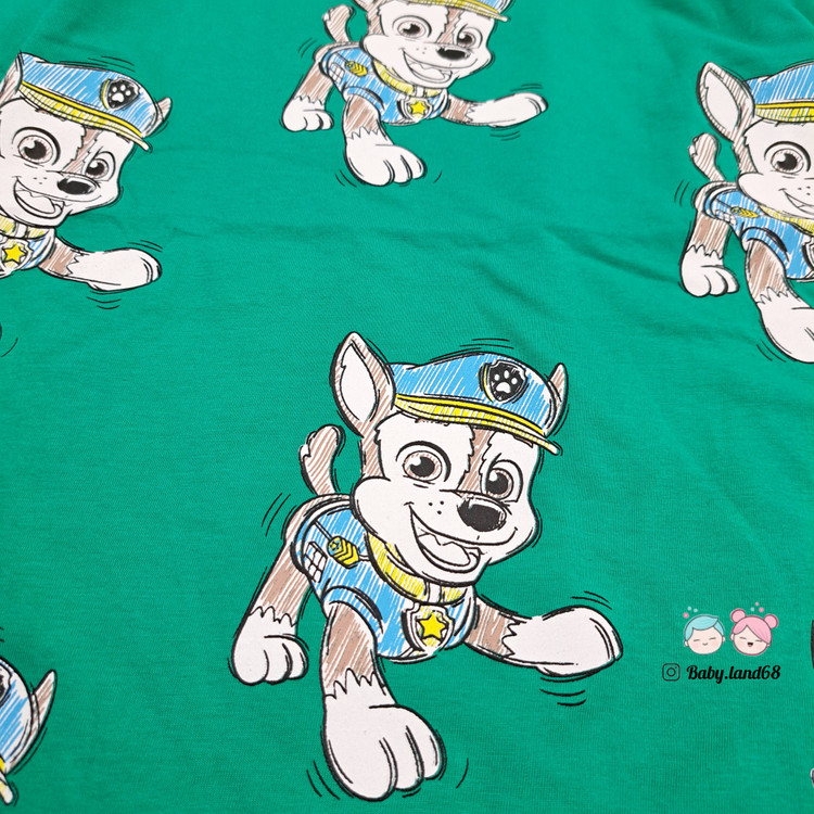 طرح سگهای نگهبان روی تیشرت پنبه بچگانه پسرانه ۶ تا ۹ سال