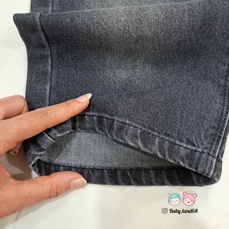 دوخت تمیز و با کیفیت شلوار لی بگ اسپرت سایز ۶۵ تا ۱۰۰ رنگ ذغالی