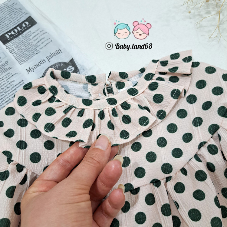 چین دور یقه شومیز بچگانه مجلسی مناسب دختران ۱ تا ۸ ساله