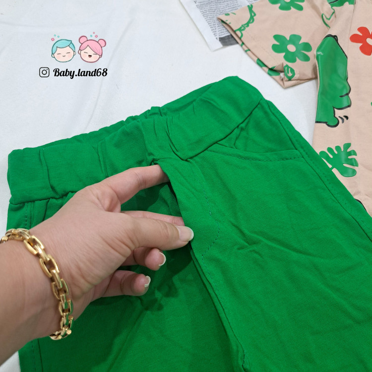 فاق شلوارک جیب دار پنبه ای اسپرت سایز ۴۰ تا ۵۵ بچگانه