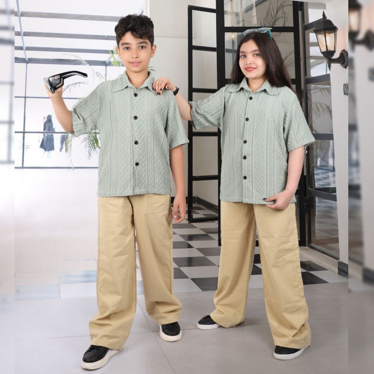 تنخور شیک بیرونی پیراهن و شلوار مراکشی اسپرت ۹ تا ۱۵ سال