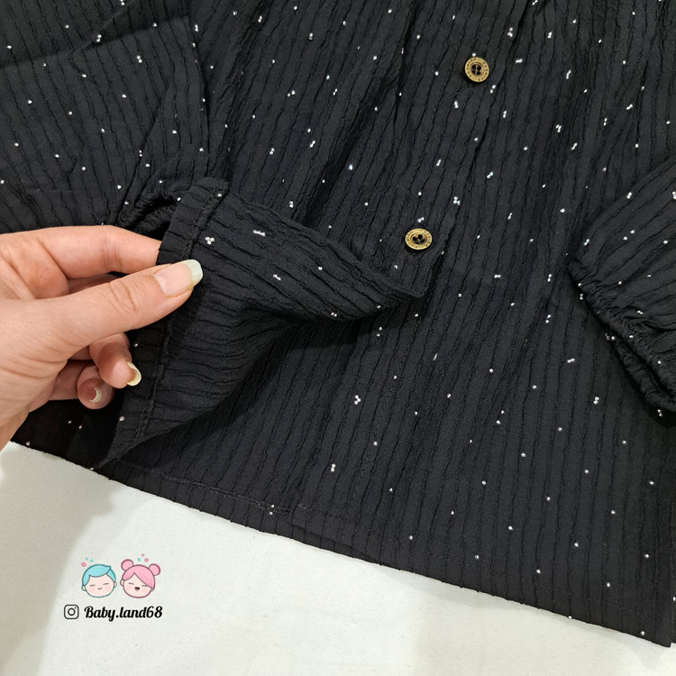 دوخت تمیز و با کیفیت شومیز دکمهدار کلوش سایز ۵۵ تا ۷۰